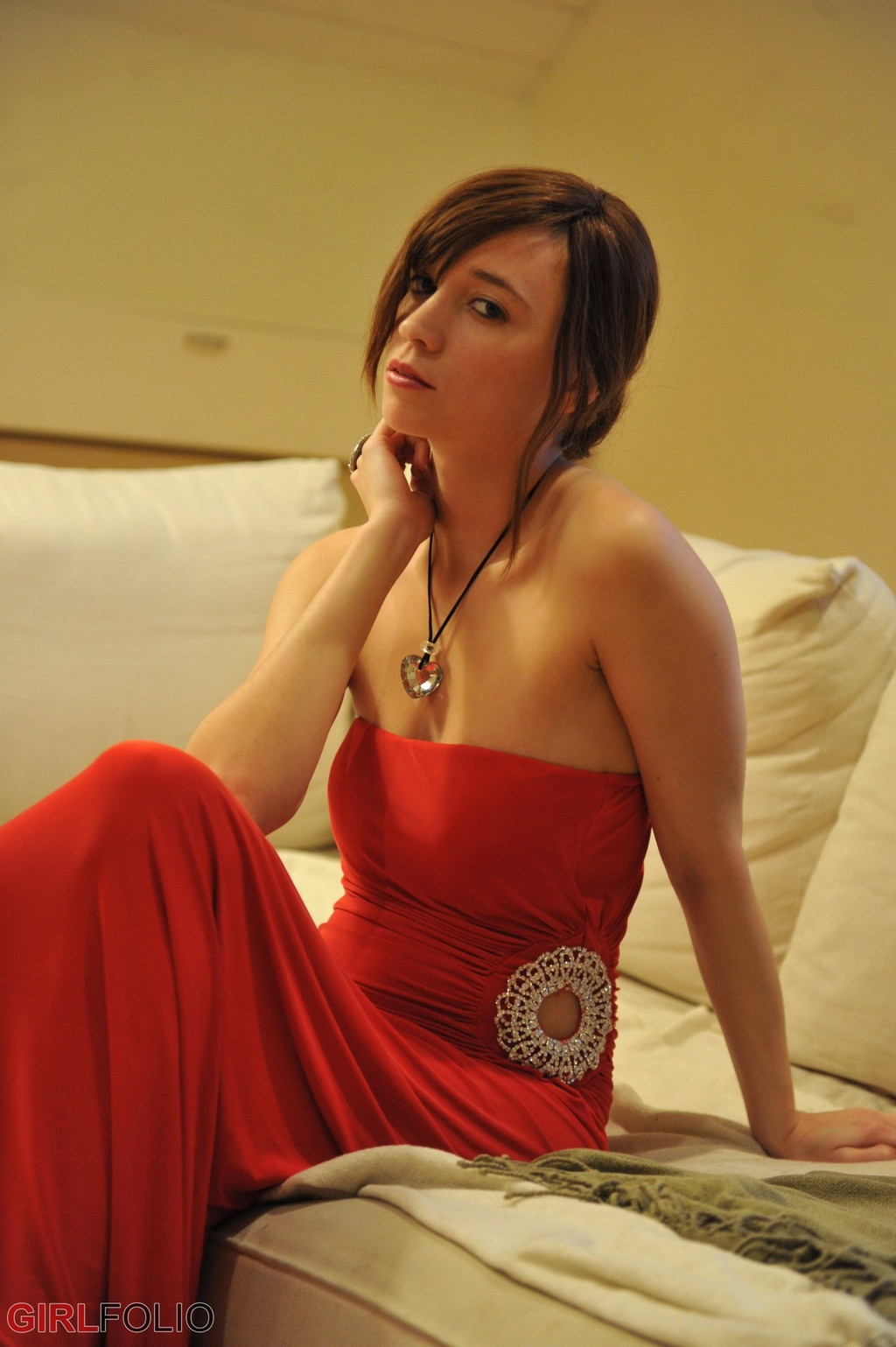 Simone Touches Herself On The Couch