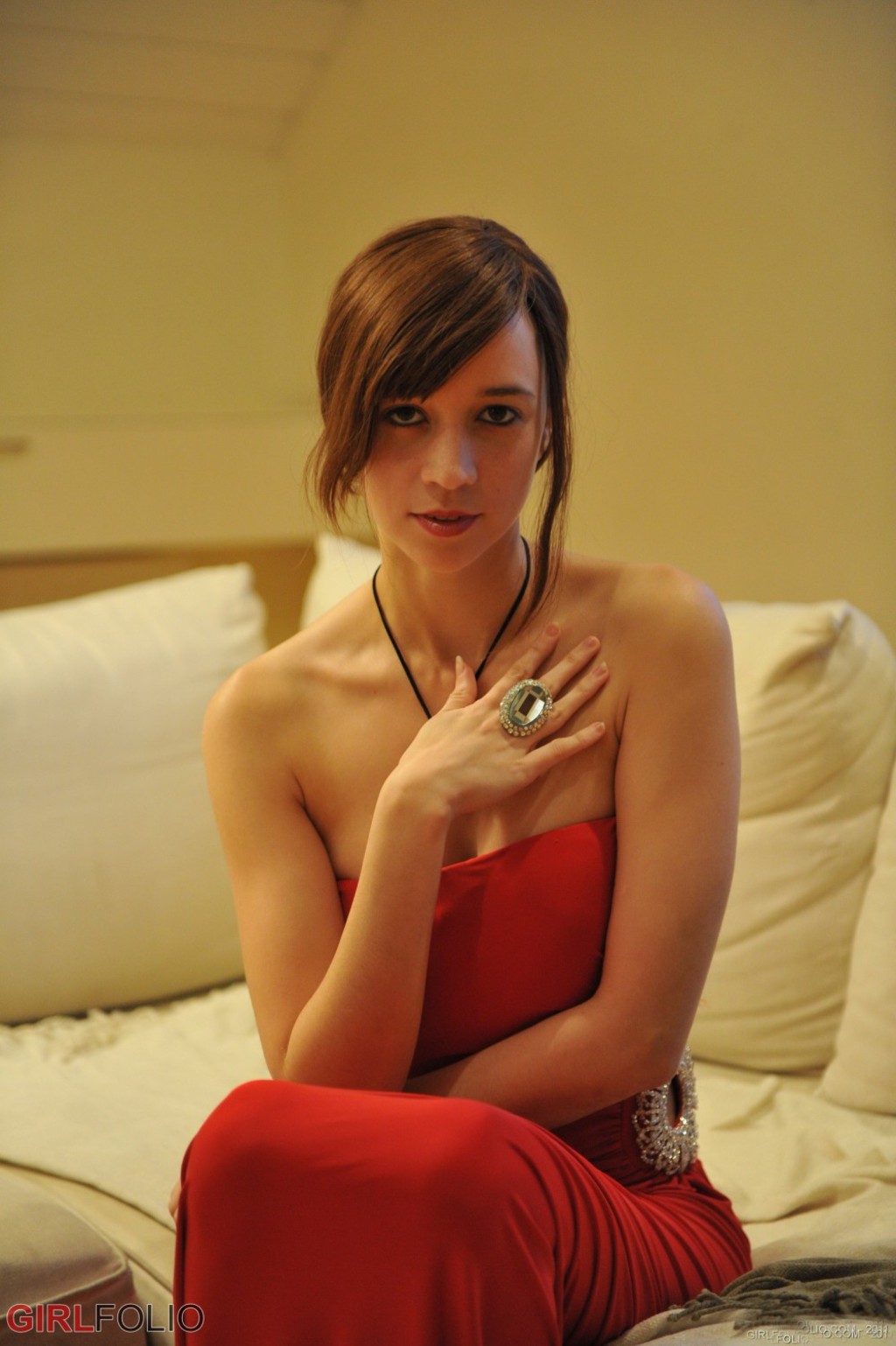 Simone Touches Herself On The Couch